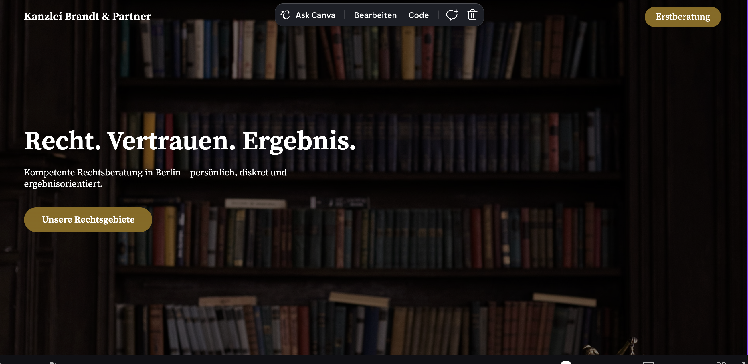 Kanzlei Website Vorschau